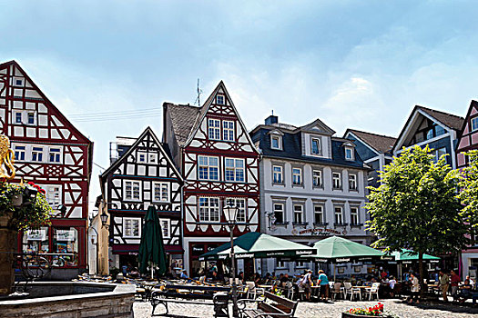 市场,莱茵兰普法尔茨州,德国,欧洲