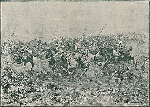 冲锋,战斗,1896年,艺术家,未知