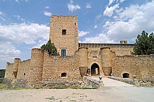 城堡,博物馆,乡村,省,塞戈维亚,卡斯蒂利亚,卡斯提尔,西班牙,欧洲