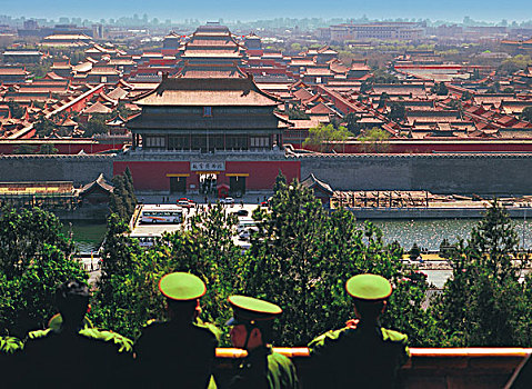 宫殿,公园,北京,中国