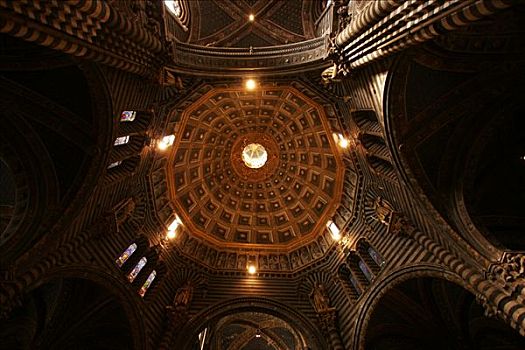 穹顶,锡耶纳,托斯卡纳,意大利,欧洲