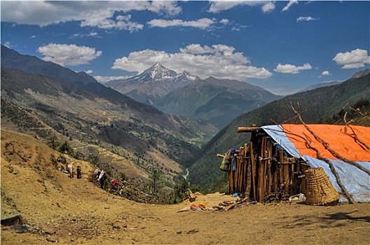 尼泊尔,小屋