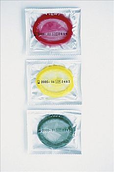 色彩,避孕套