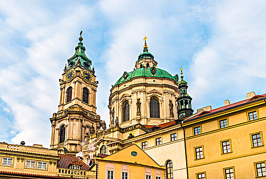 教堂,历史,中心,布拉格,波希米亚,捷克共和国,欧洲