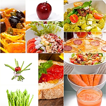 健康,素食主义,素食,食物,抽象拼贴画