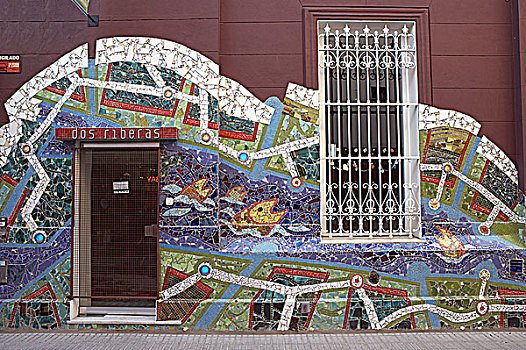 镶嵌图案,建筑,布宜诺斯艾利斯,阿根廷