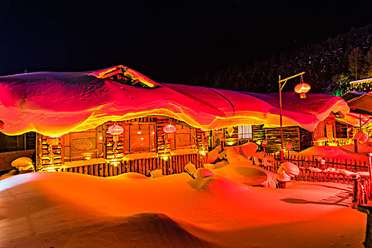 黑龙江雪乡风景