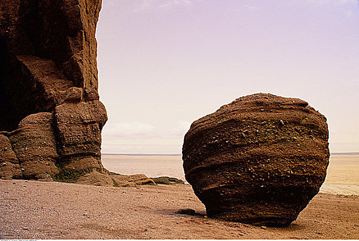 霍伯威尔岩,新布兰斯维克,加拿大