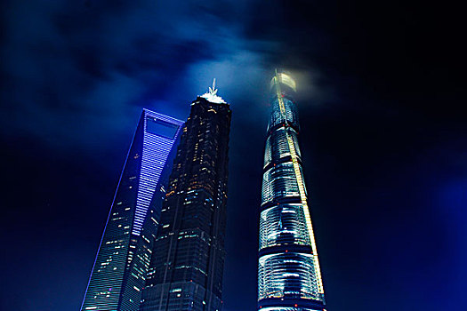 夜上海,上海夜景,陆家嘴