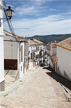 街道,老城,奥维拉,安达卢西亚,西班牙