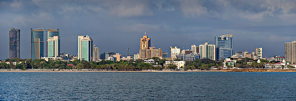 城市,阴天,坦桑尼亚