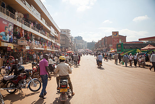 市中心,乌干达,非洲