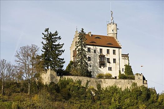 城堡,弗兰哥尼阶,瑞士,弗兰克尼亚,巴伐利亚,德国,欧洲