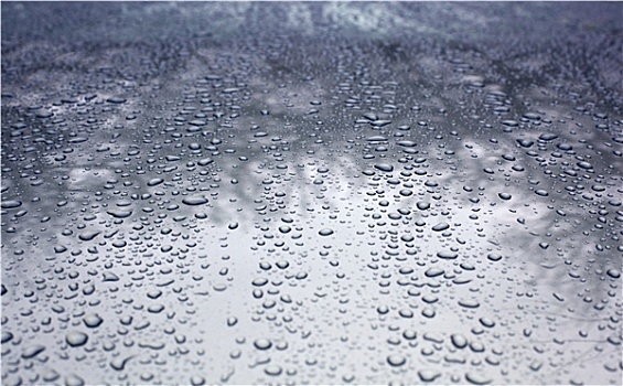 雨滴,汽车,低