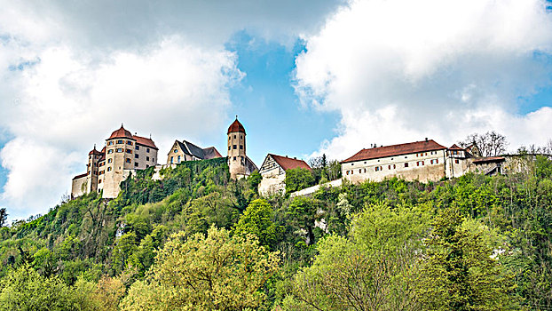 城堡,巴伐利亚,德国,欧洲