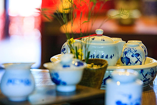 茶具,茶壶,铁壶,茶文化,茶碗,古韵,茶道,特写,茶桌