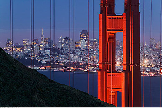 金门大桥,海岬,旧金山,加利福尼亚,美国