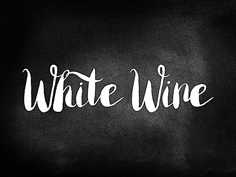 白葡萄酒,书写,黑板