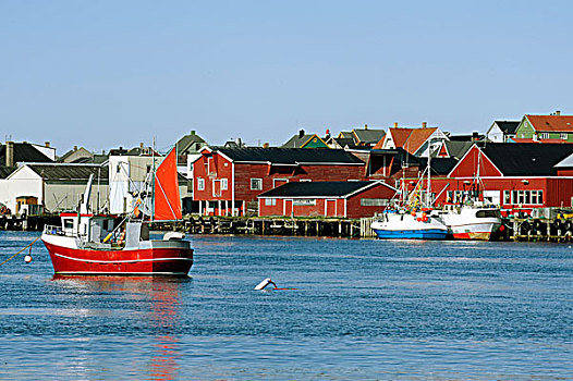 港口,瓦尔德,挪威,斯堪的纳维亚,欧洲