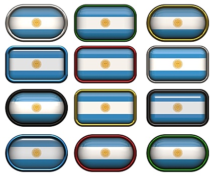 扣,旗帜,阿根廷