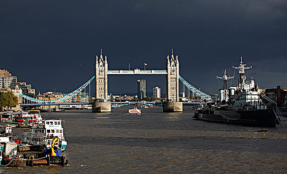 英国,伦敦,塔桥,市政厅,伦敦塔桥