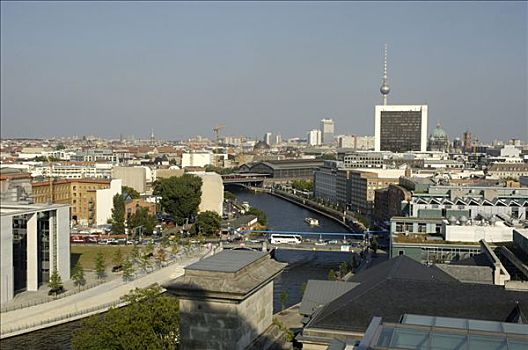 东方,穹顶,建筑,德国国会大厦,柏林,德国