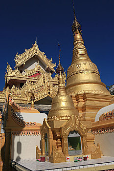 马来西亚,槟城,一座缅甸寺院