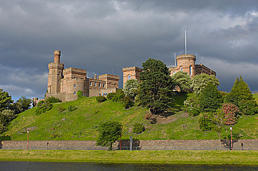 因弗内斯城堡,因弗内斯,苏格兰,英国,欧洲