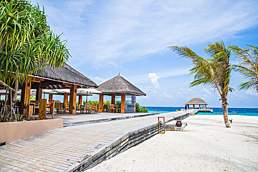 马尔代夫库达富士岛,海岛沙滩,夕阳风景照,kudafushi,resort,spa,maldives