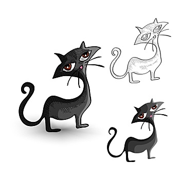万圣节,怪物,隔绝,怪异,黑猫