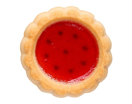 圆,形状,草莓,饼干