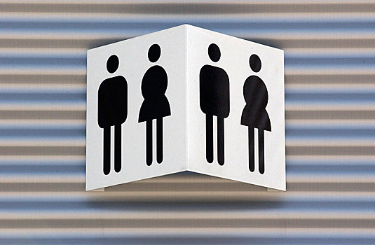 象形图,女人,男人,信息指示,卫生间,德国,欧洲