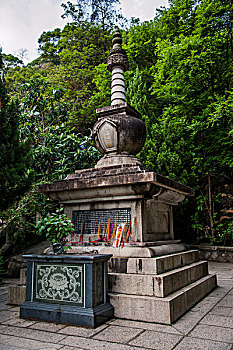 福建厦门南普陀寺院高僧佛塔