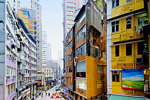 高层建筑,建筑,市中心,香港岛,香港,中国