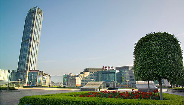 广州火车站东站和中泰国际大厦