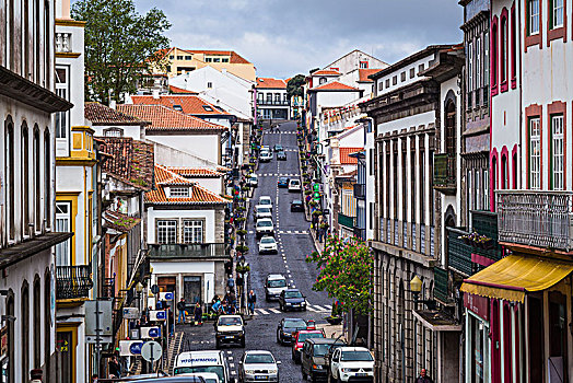 葡萄牙,亚速尔群岛,岛屿,街道