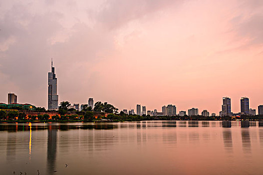 南京玄武湖夜景