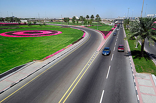 公路,迪拜,阿联酋,2004年