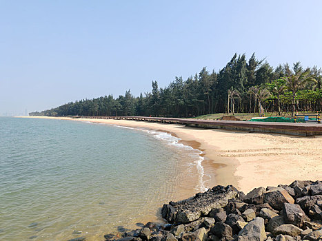 海南海口西海岸海边