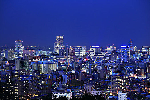 夜景,札幌