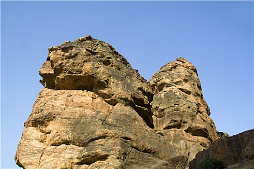 岩石,山,巴达米