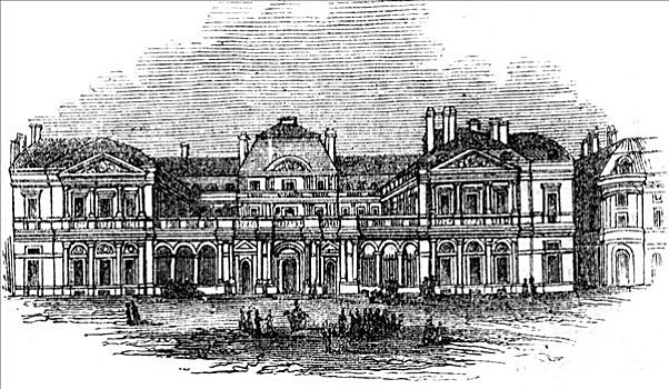 皇宫,巴黎,19世纪