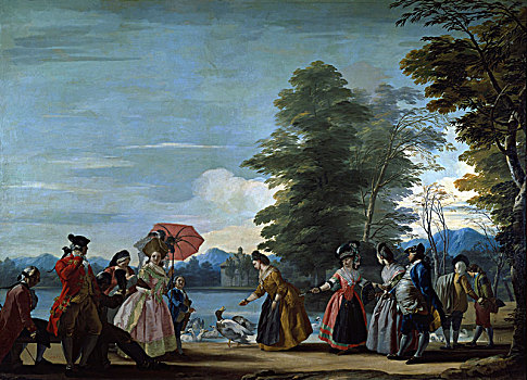 走,大,水塘,1780年