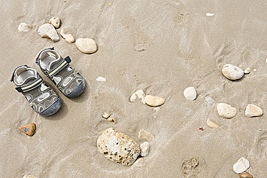 凉鞋,海滩