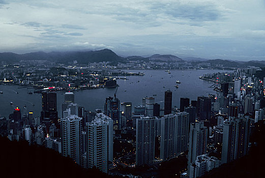 香港,港口,太平山