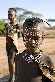 部落,奥莫低谷,南方,埃塞俄比亚