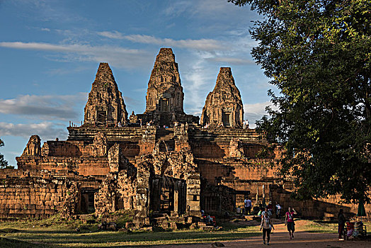 旅游,庙宇,收获,柬埔寨