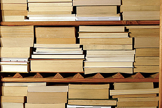 书本,木头,架子