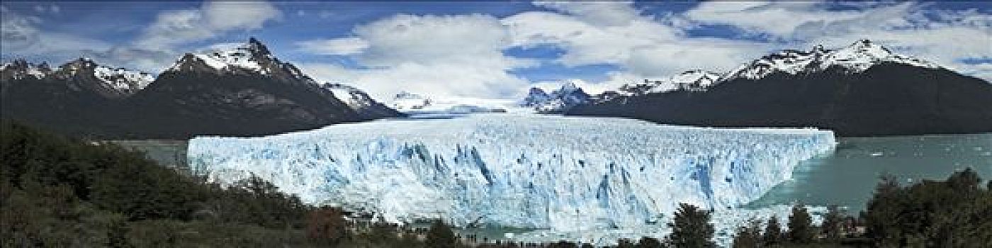 全景,莫雷诺冰川,阿根廷湖,巴塔哥尼亚,阿根廷,南美