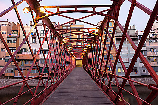 步行桥,赫罗纳,西班牙